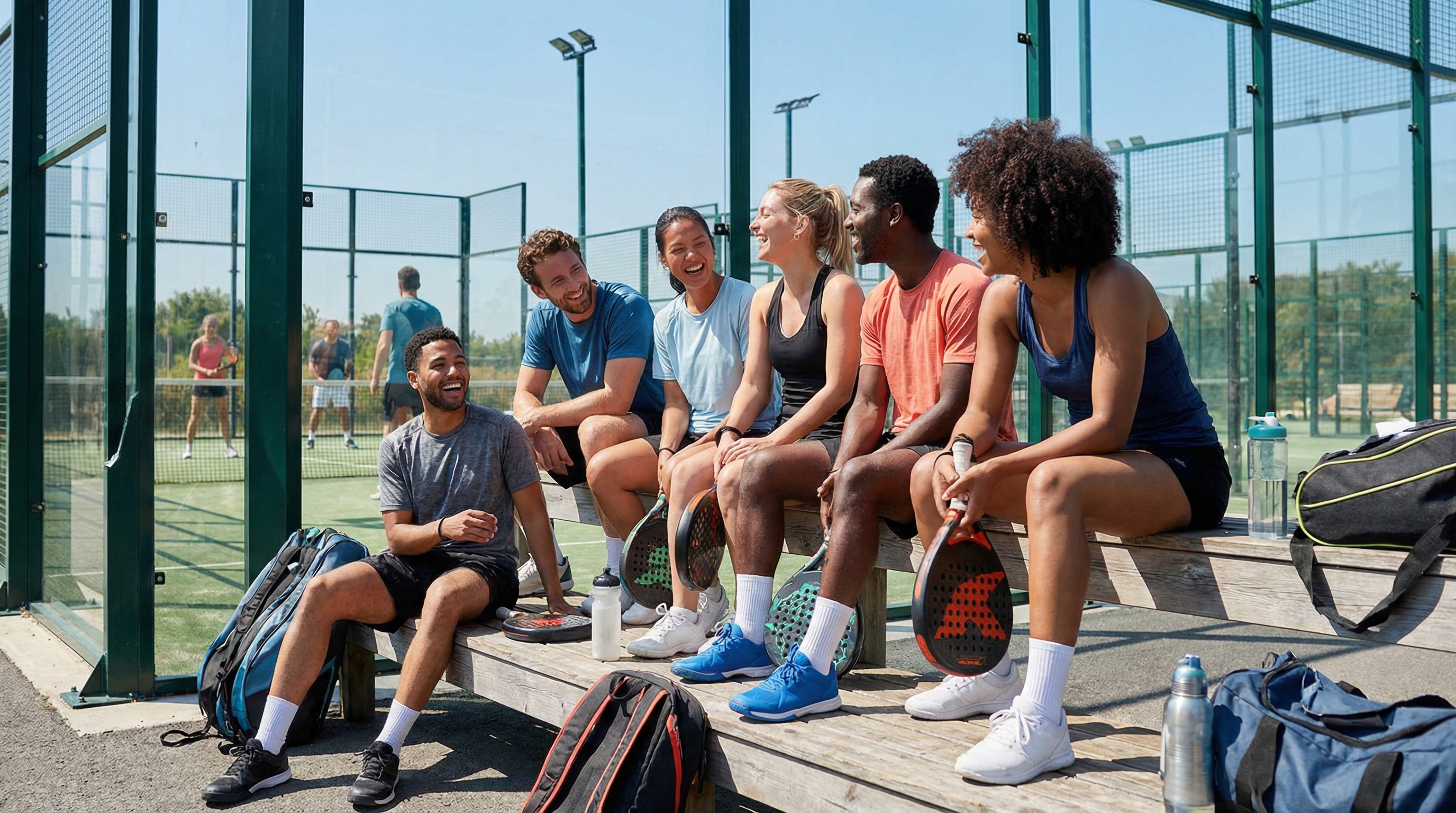 friends padel court social