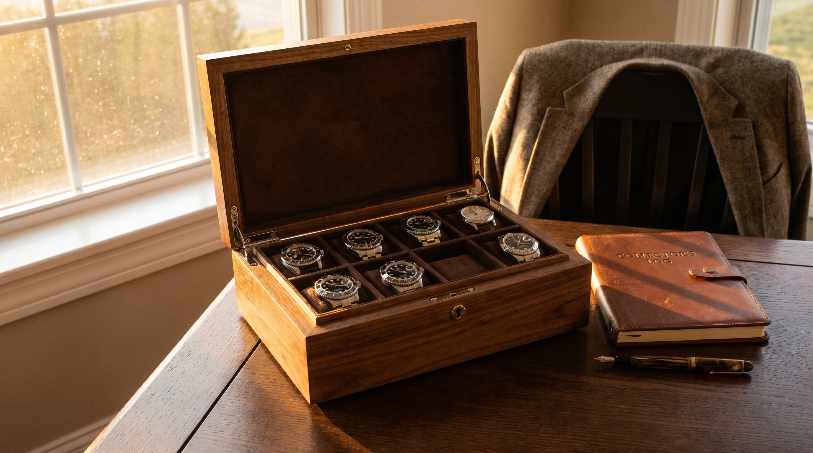 Luxury Watch Collection Display