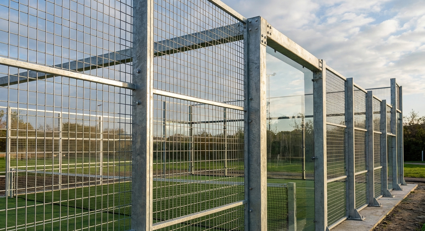 padel field construction materials