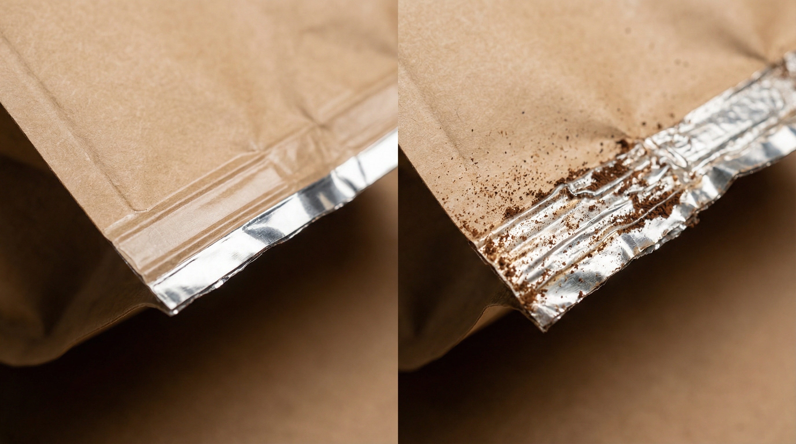 Humidity in packaging barriers for coffee bags