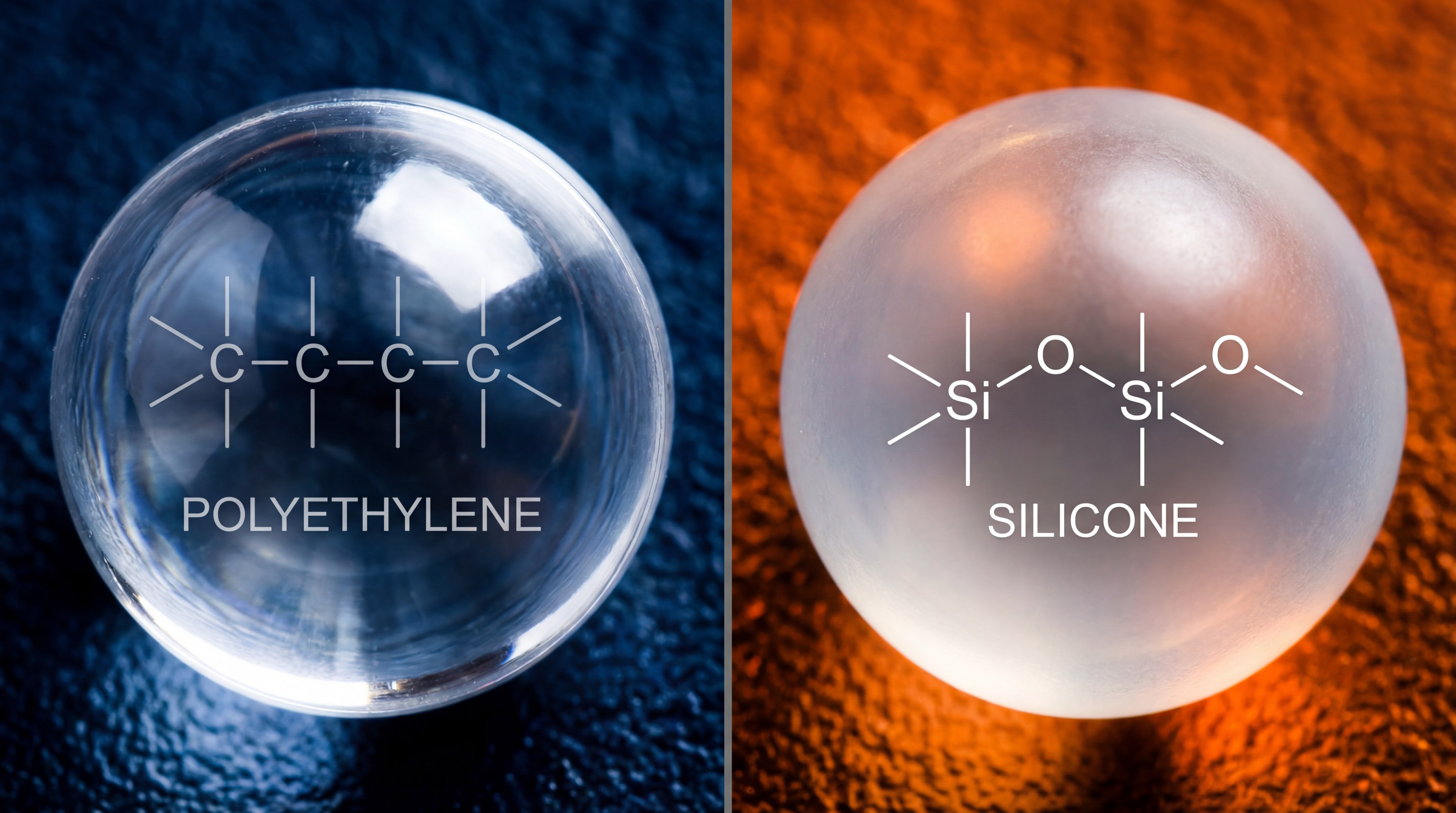 Macro bead chemical structure comparison