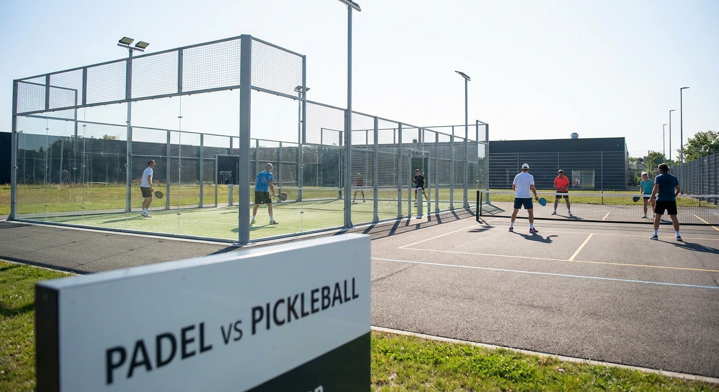 padel vs pickleball court comparison