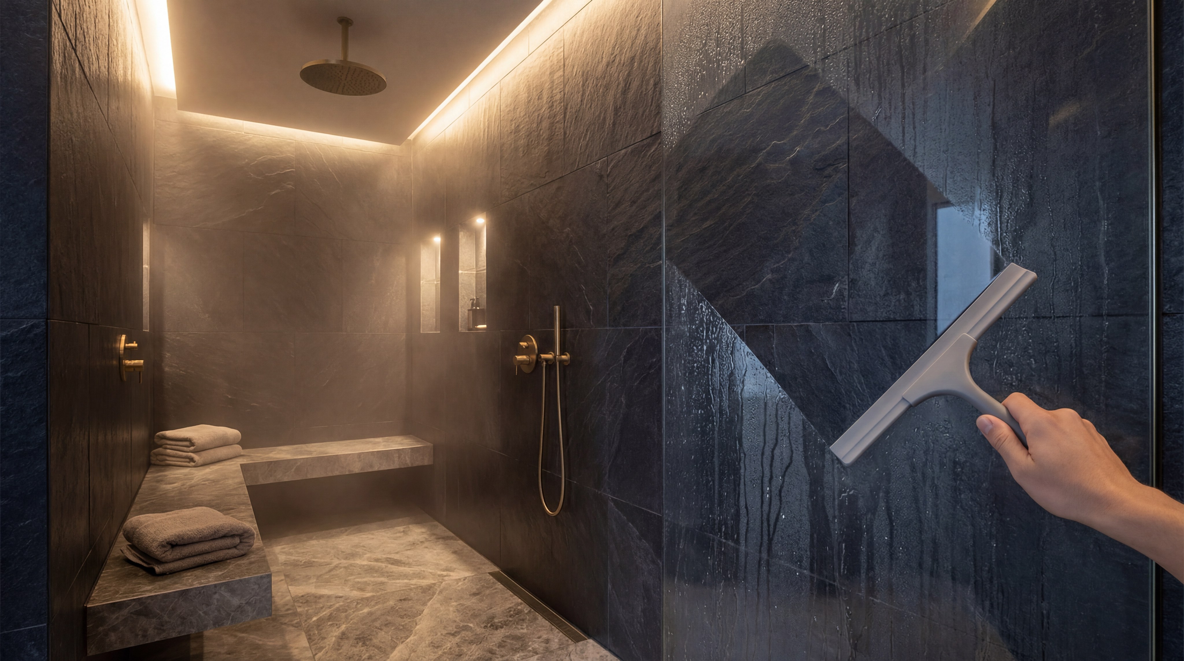 Luxury Shower Squeegee Maintenance
