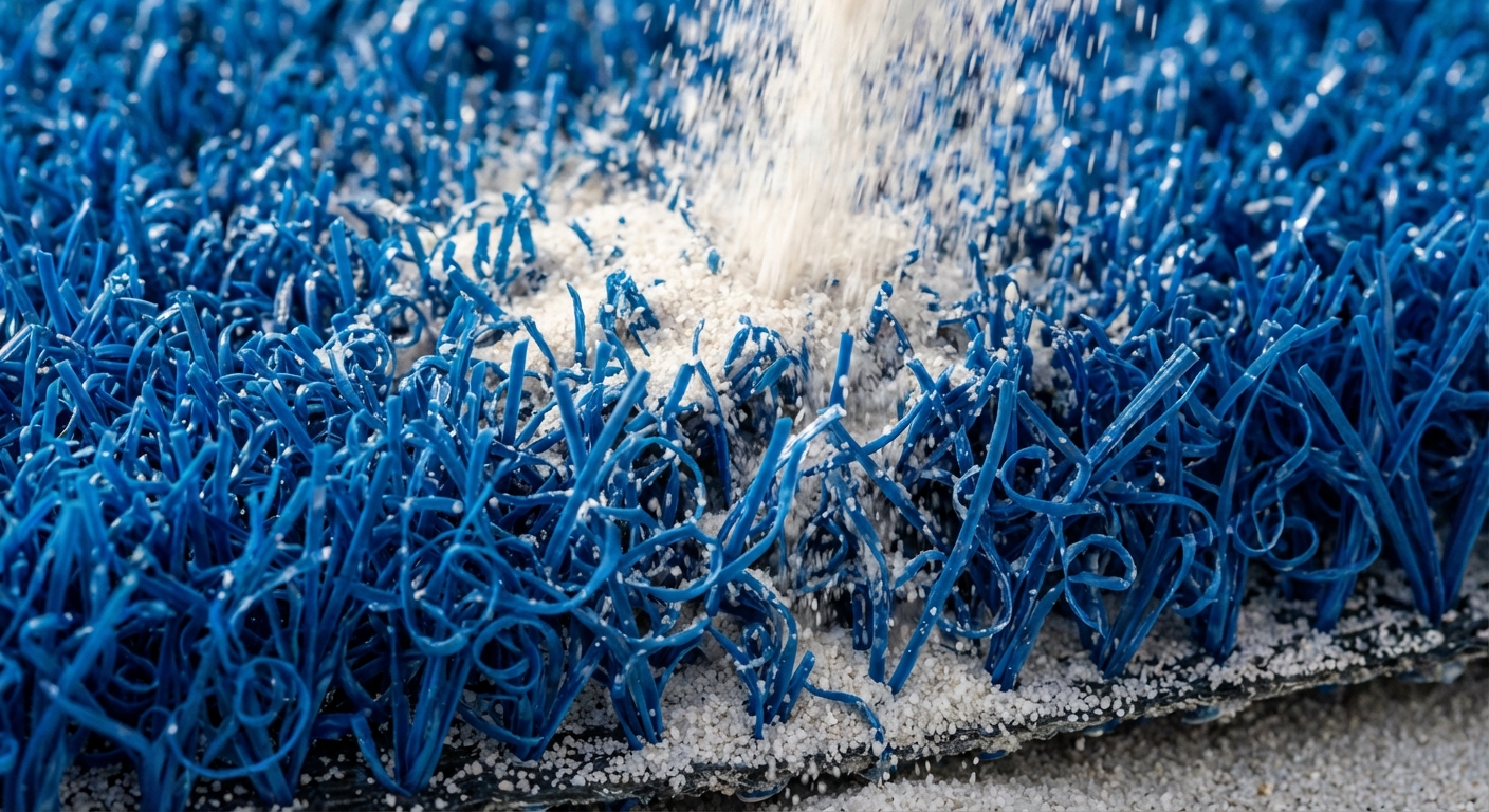 padel court turf closeup