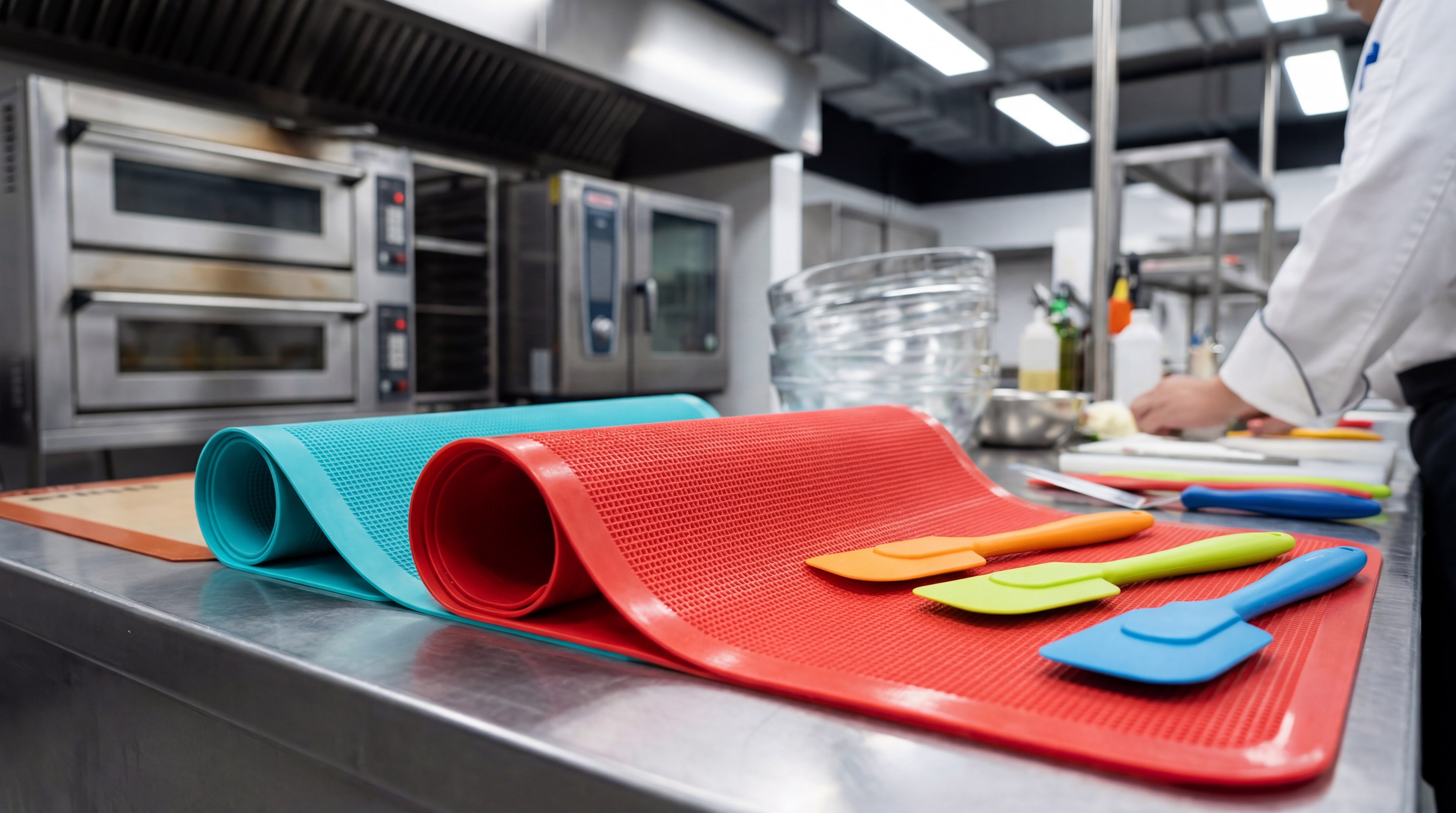silicone baking mat spatulas kitchen