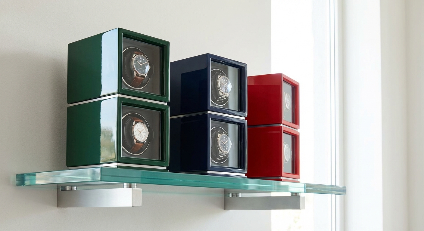 Modular Watch Winders in Photorealistic Display
