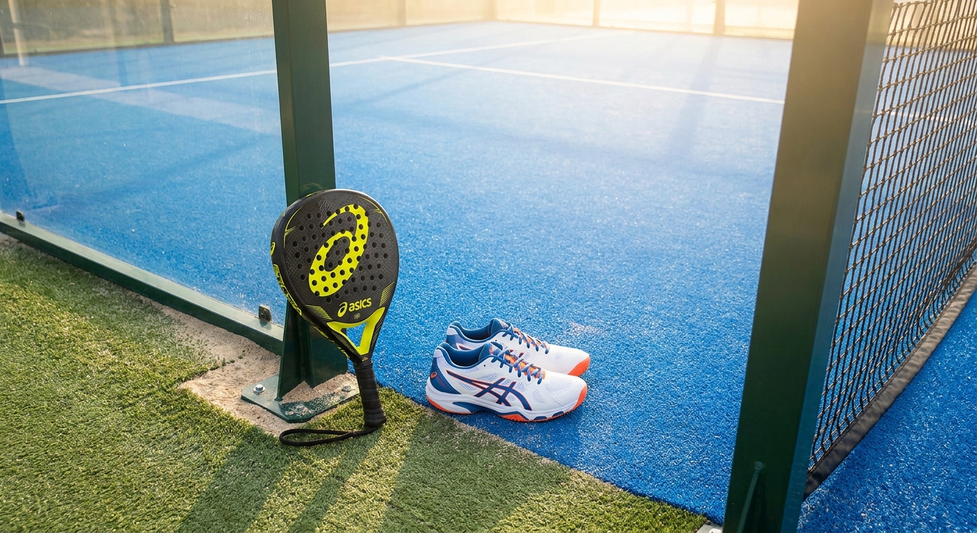ASICS padel equipment product shot
