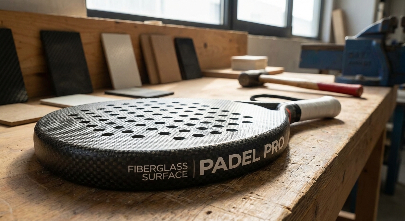 padel racket materials reference