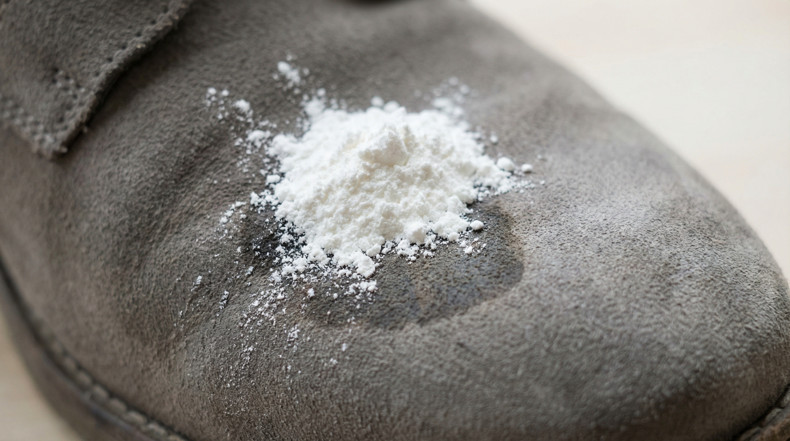 Cornstarch absorbent oil treatment