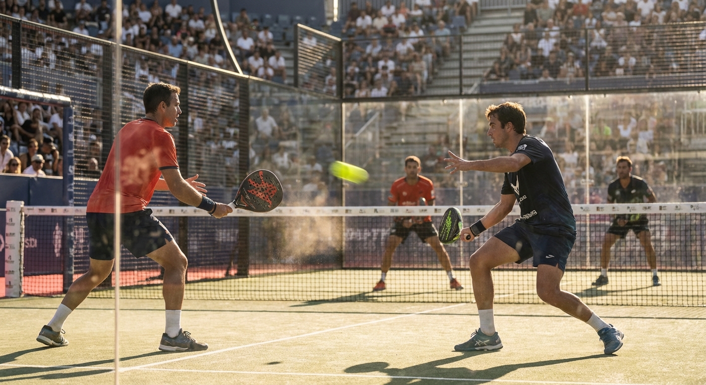 padel players match dynamic