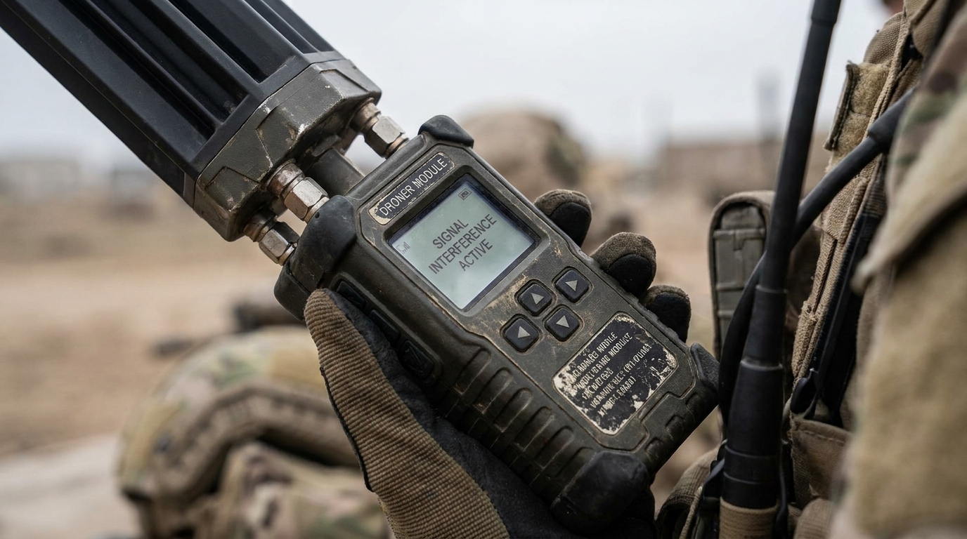 tactical drone jammer module field use