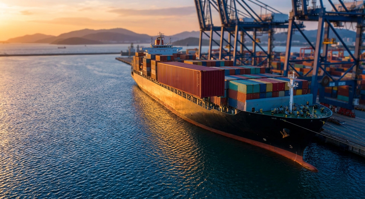 Cargo Ship Port