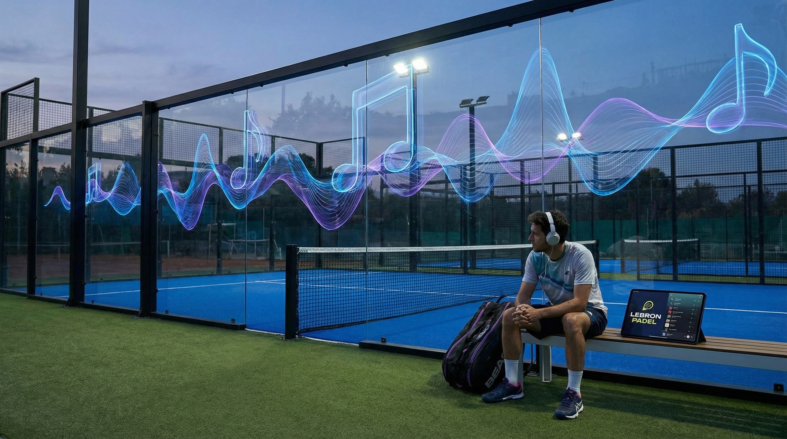 lebron padel mental preparation music