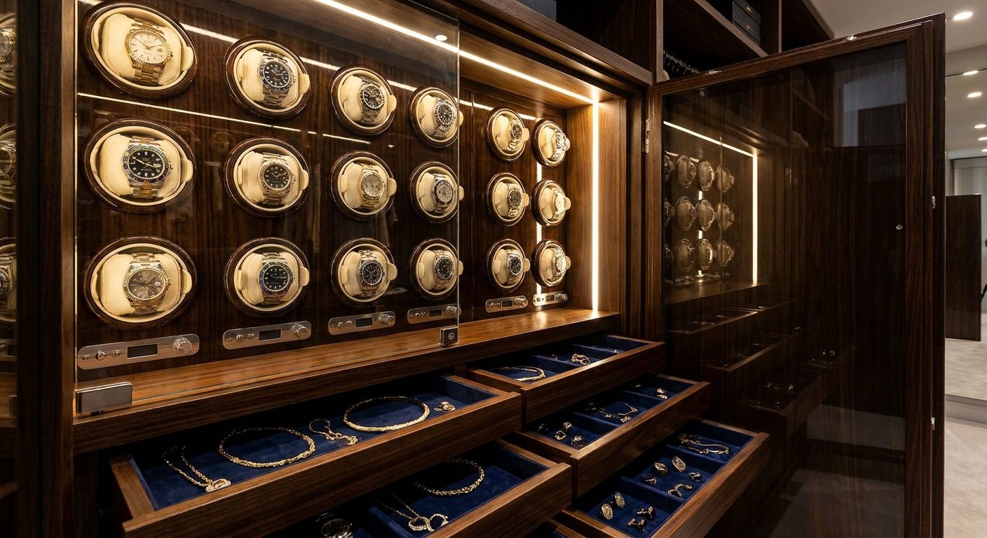 Luxury Jewelry Storage Interior