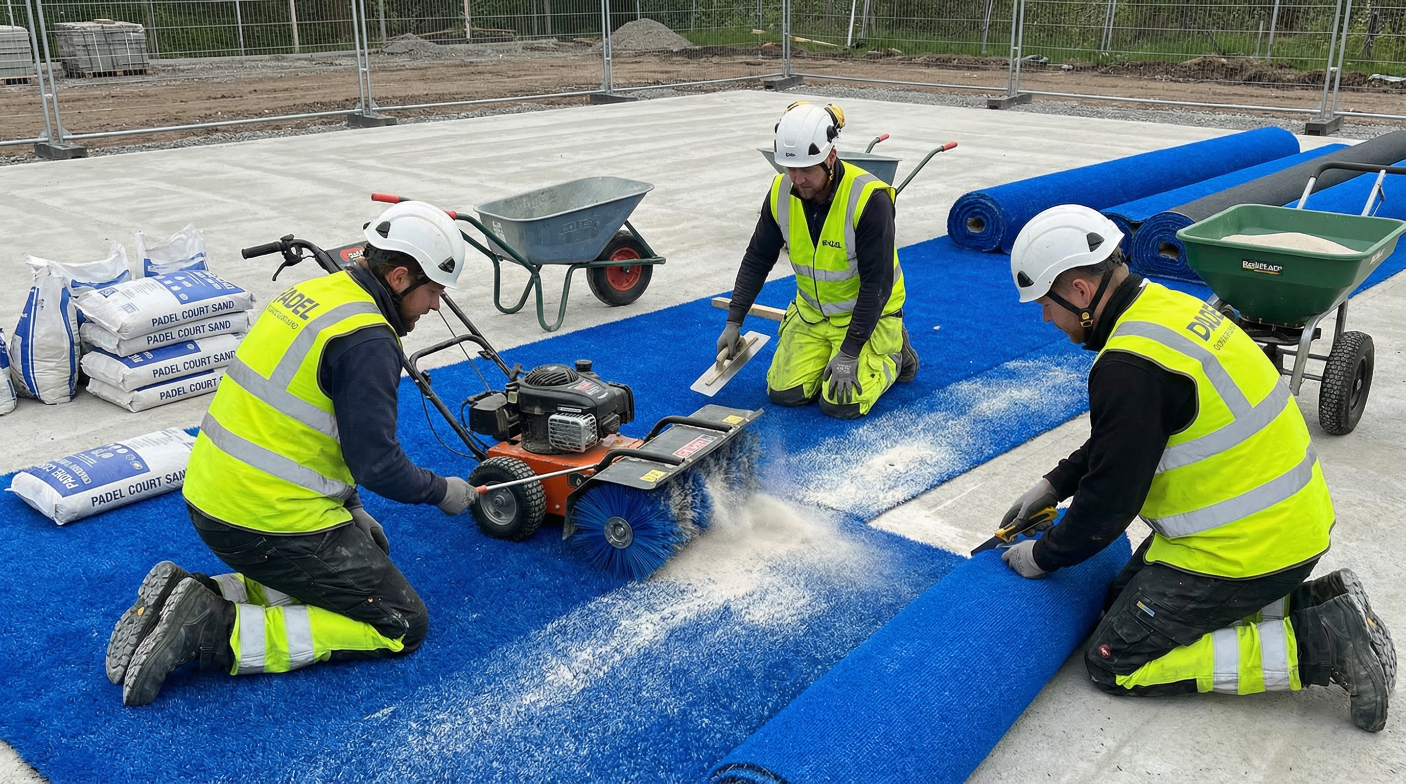 padel court construction