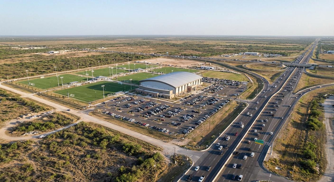 south texas sports complex aerial