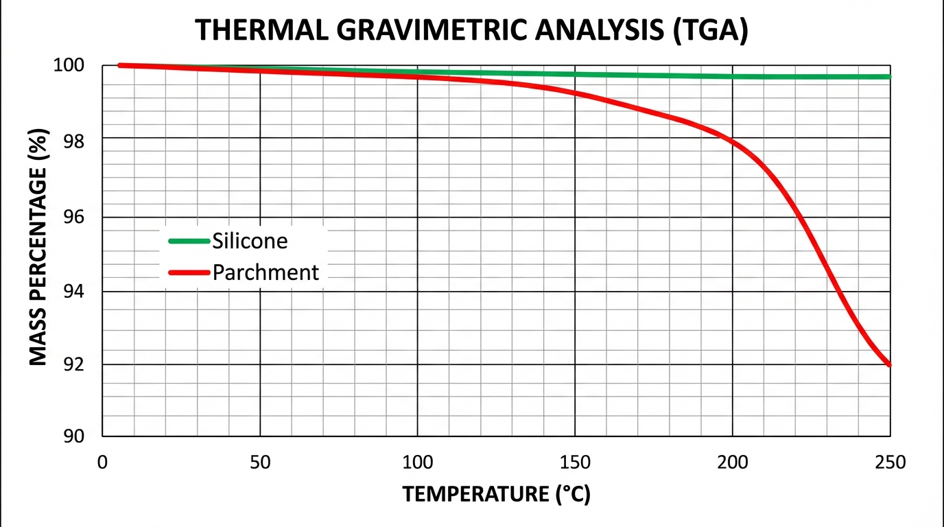 Thermal analysis graph