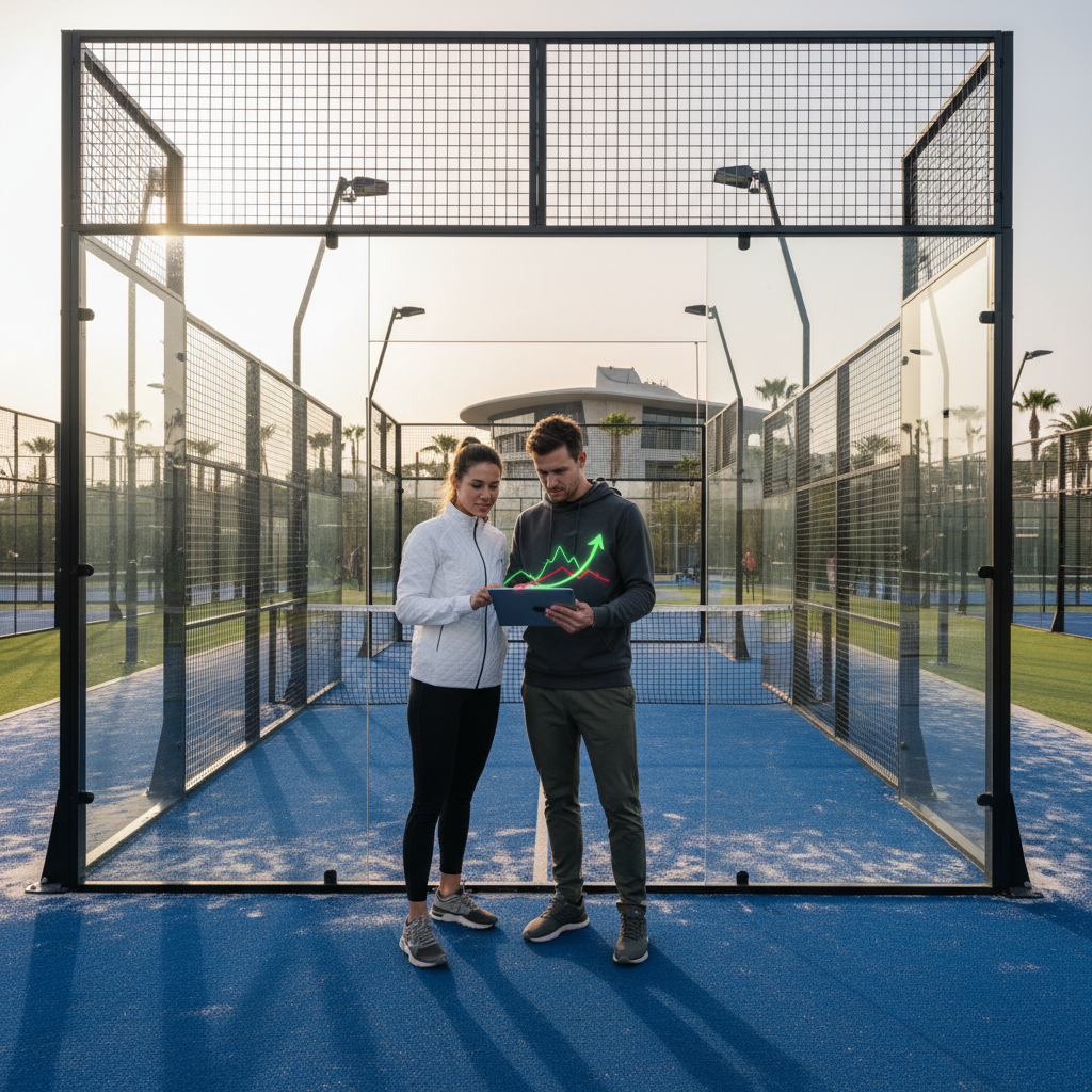 business partners padel court roi