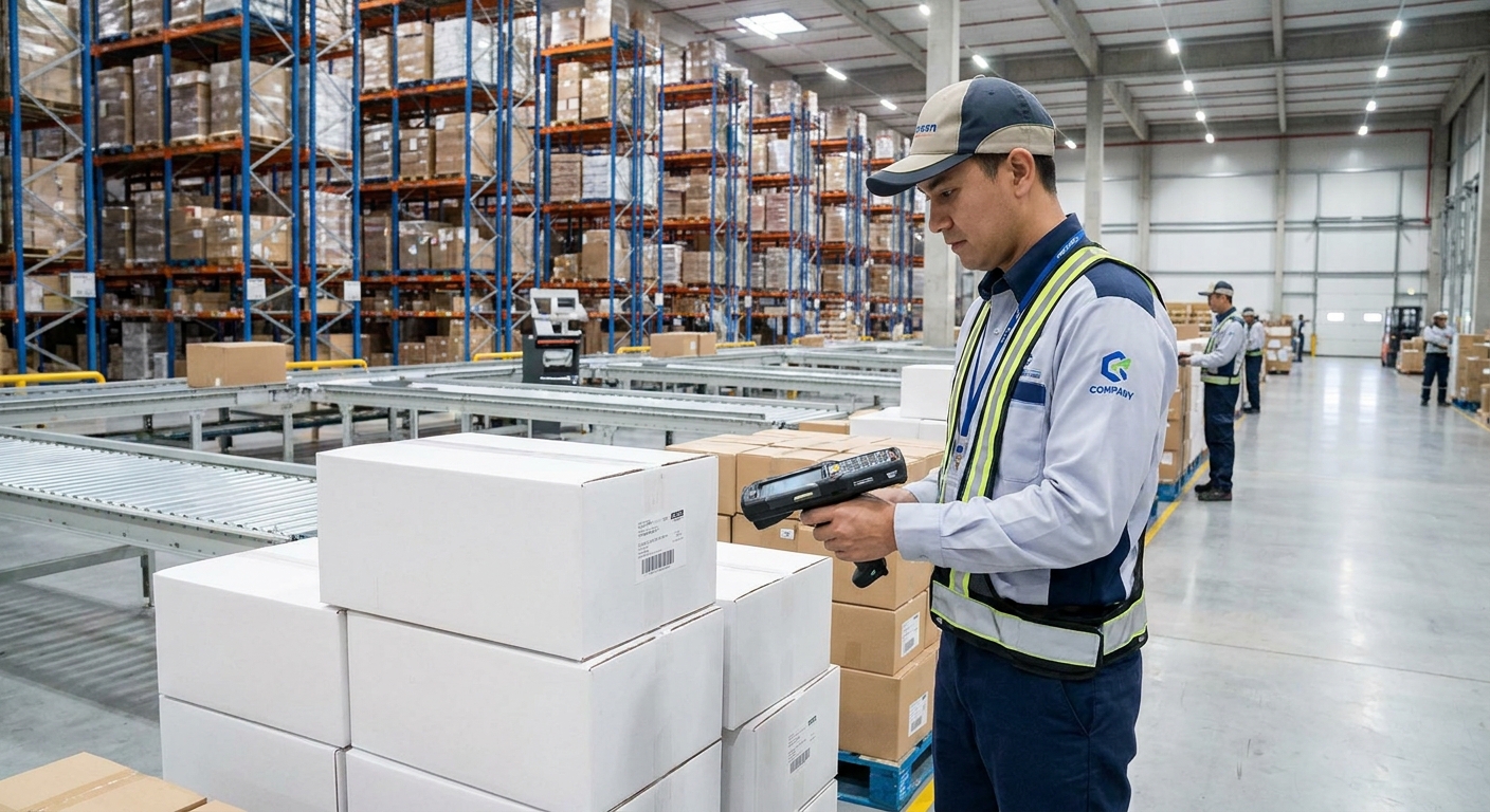 Modern Logistics Warehouse Quality Control Inspection