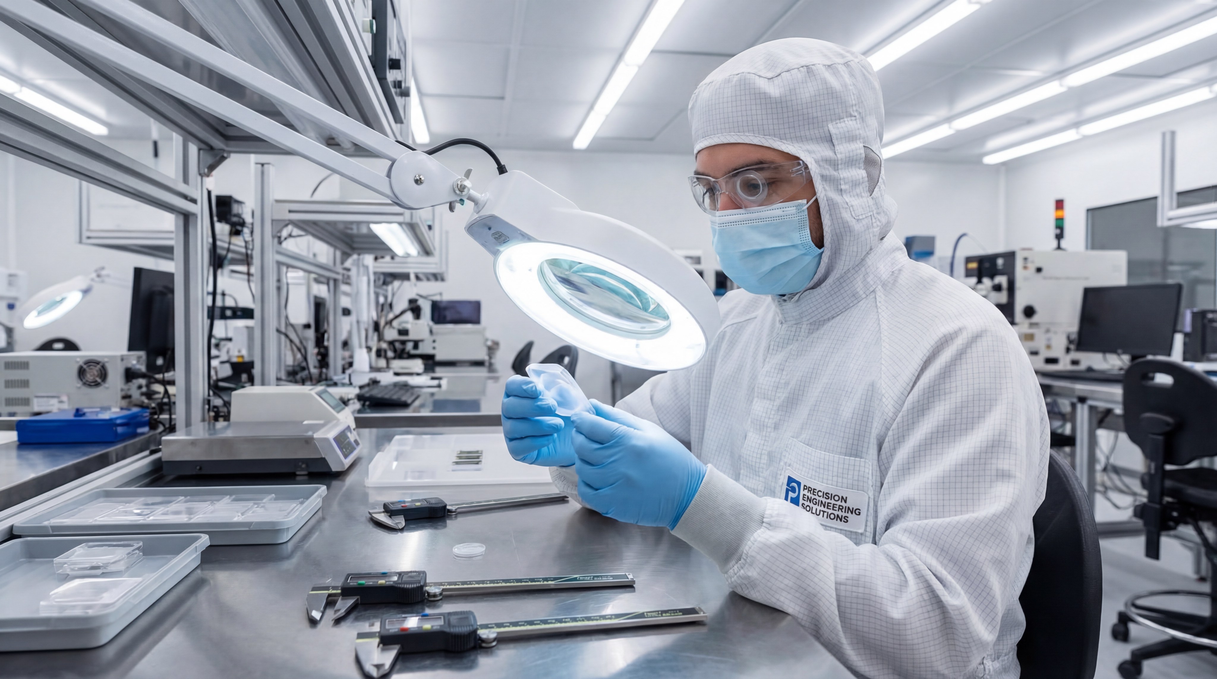 engineer cleanroom silicone inspection