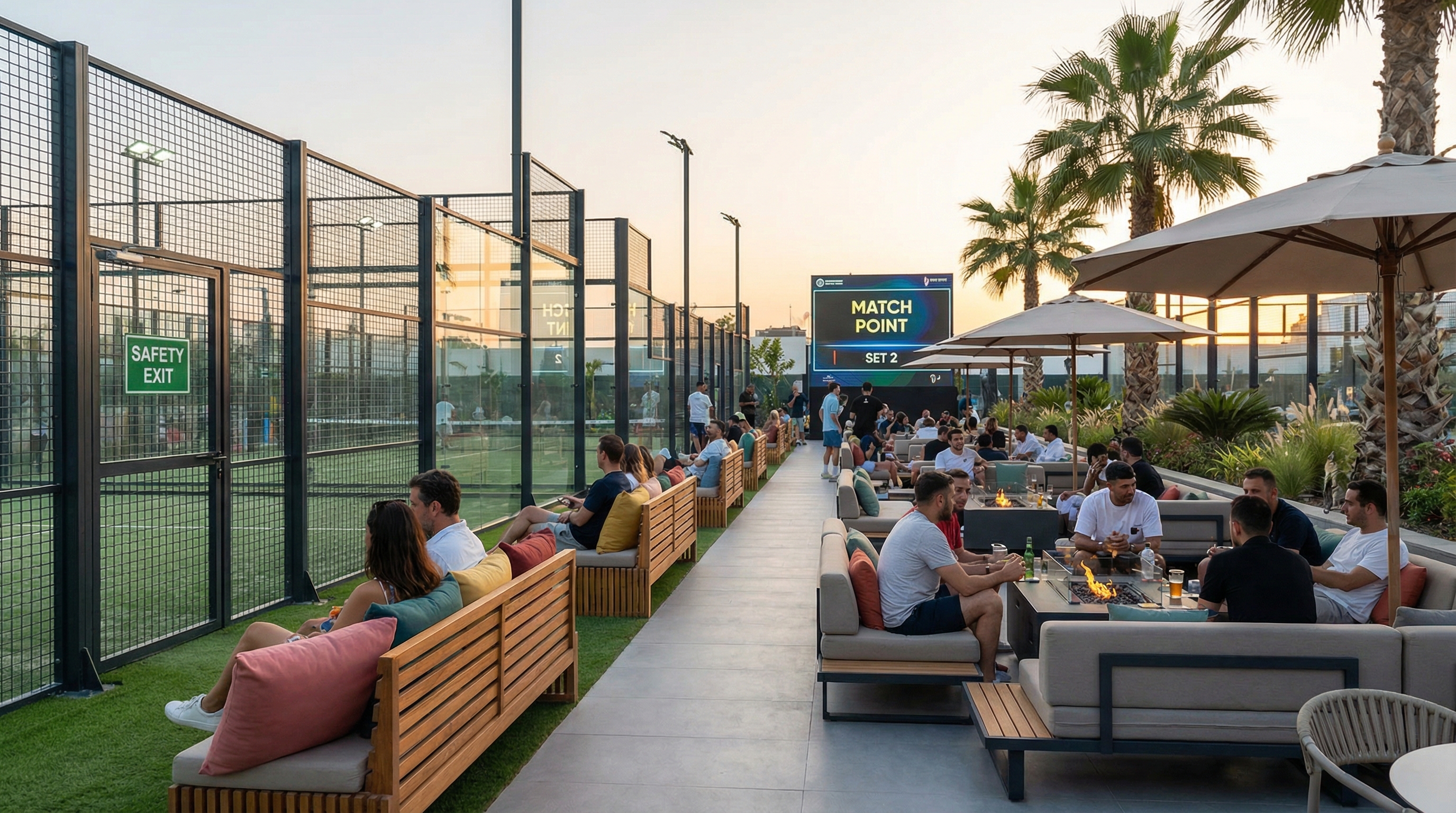 padel court facility design