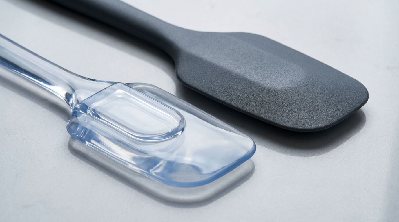 silicone spatulas comparison macro shot