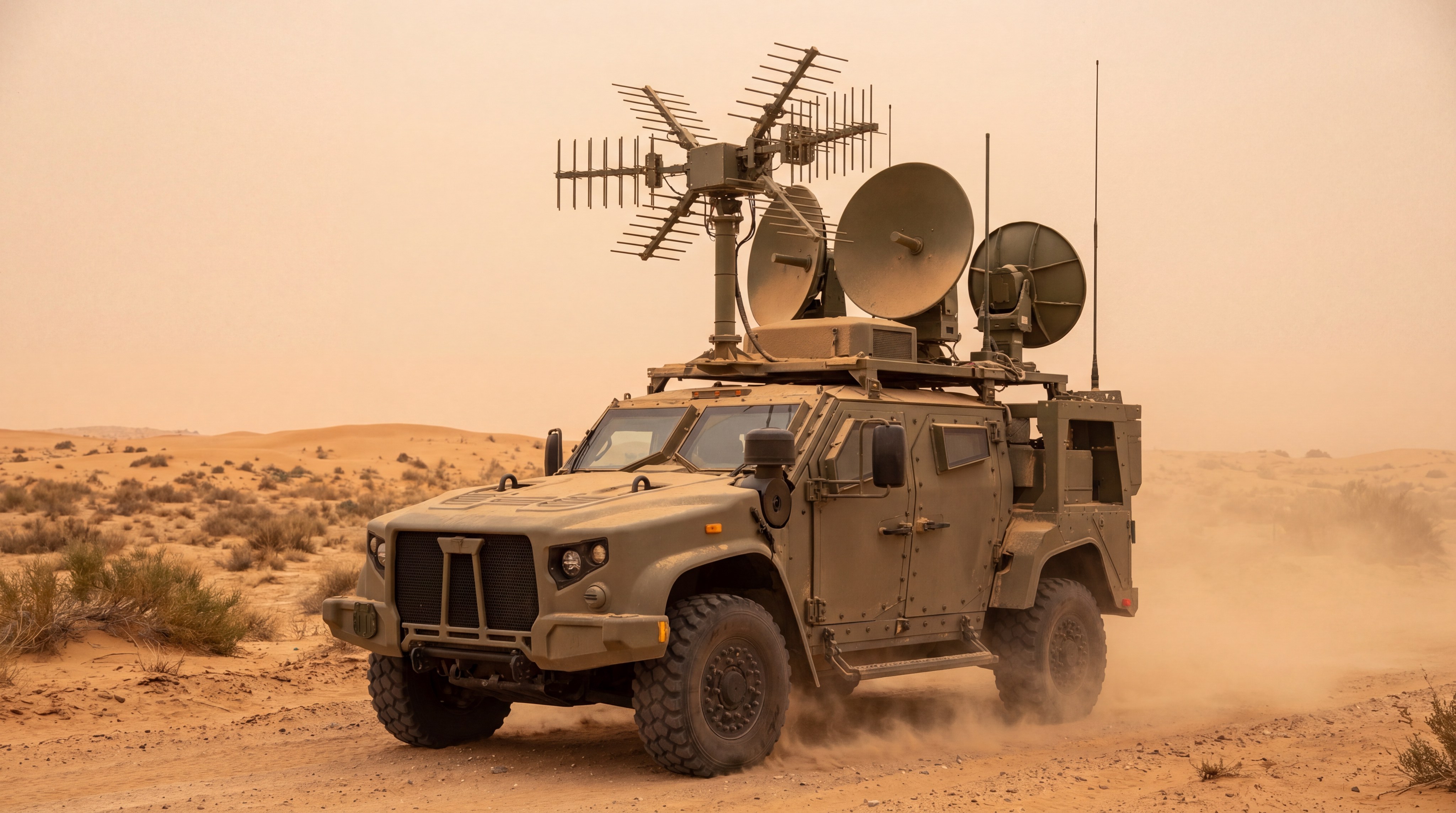 military drone jamming system