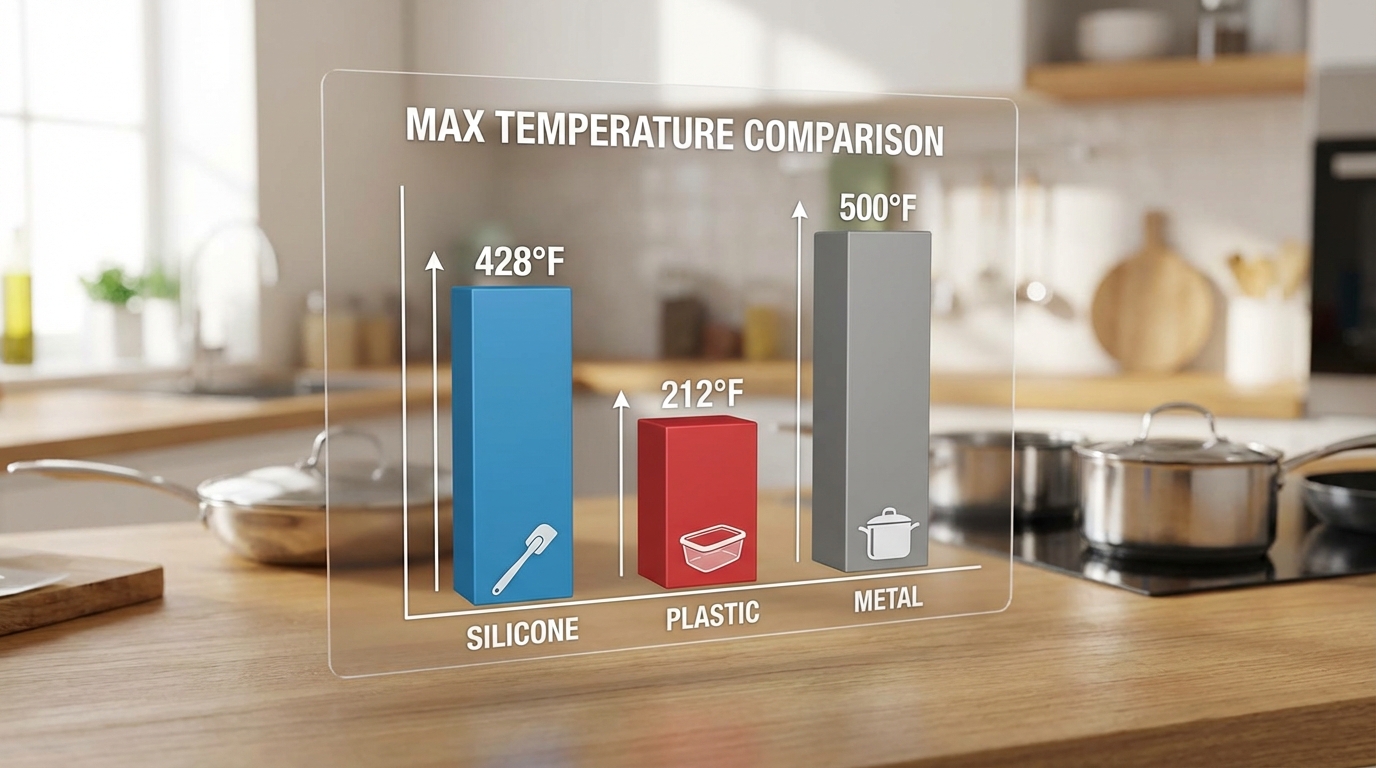 kitchen material temperature comparison