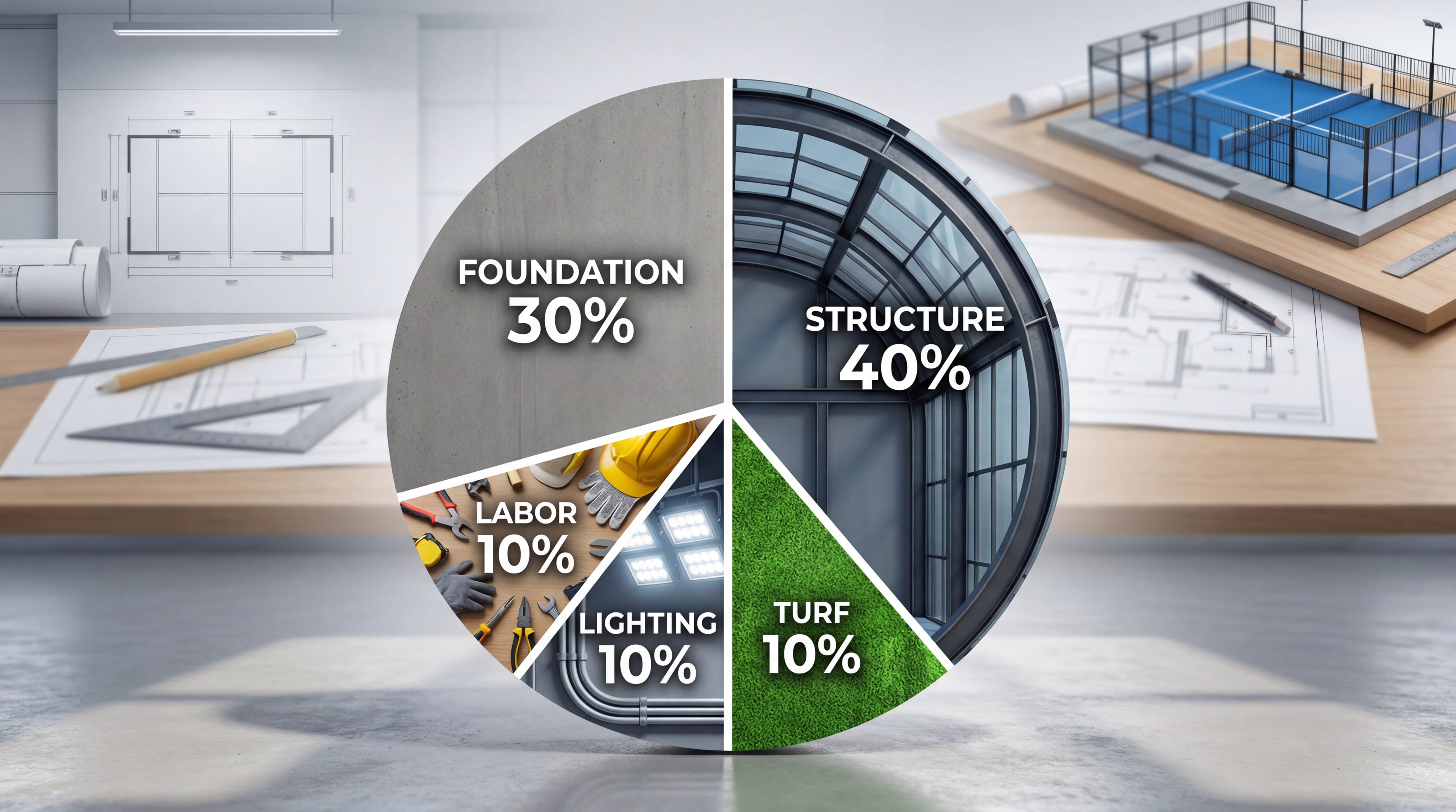 padel court cost breakdown