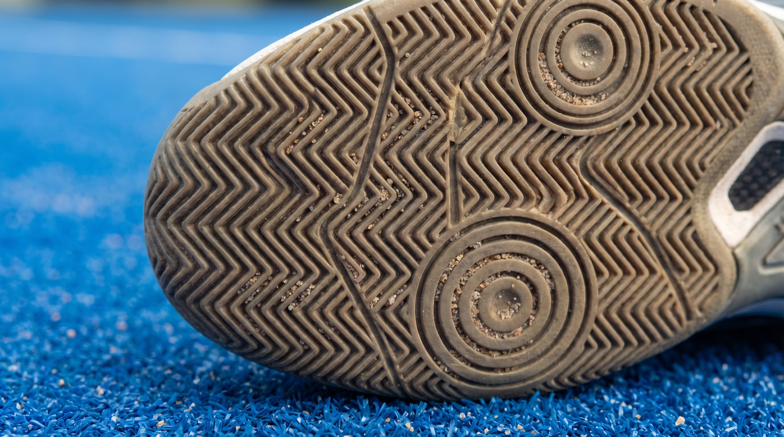 padel shoe outsole macro