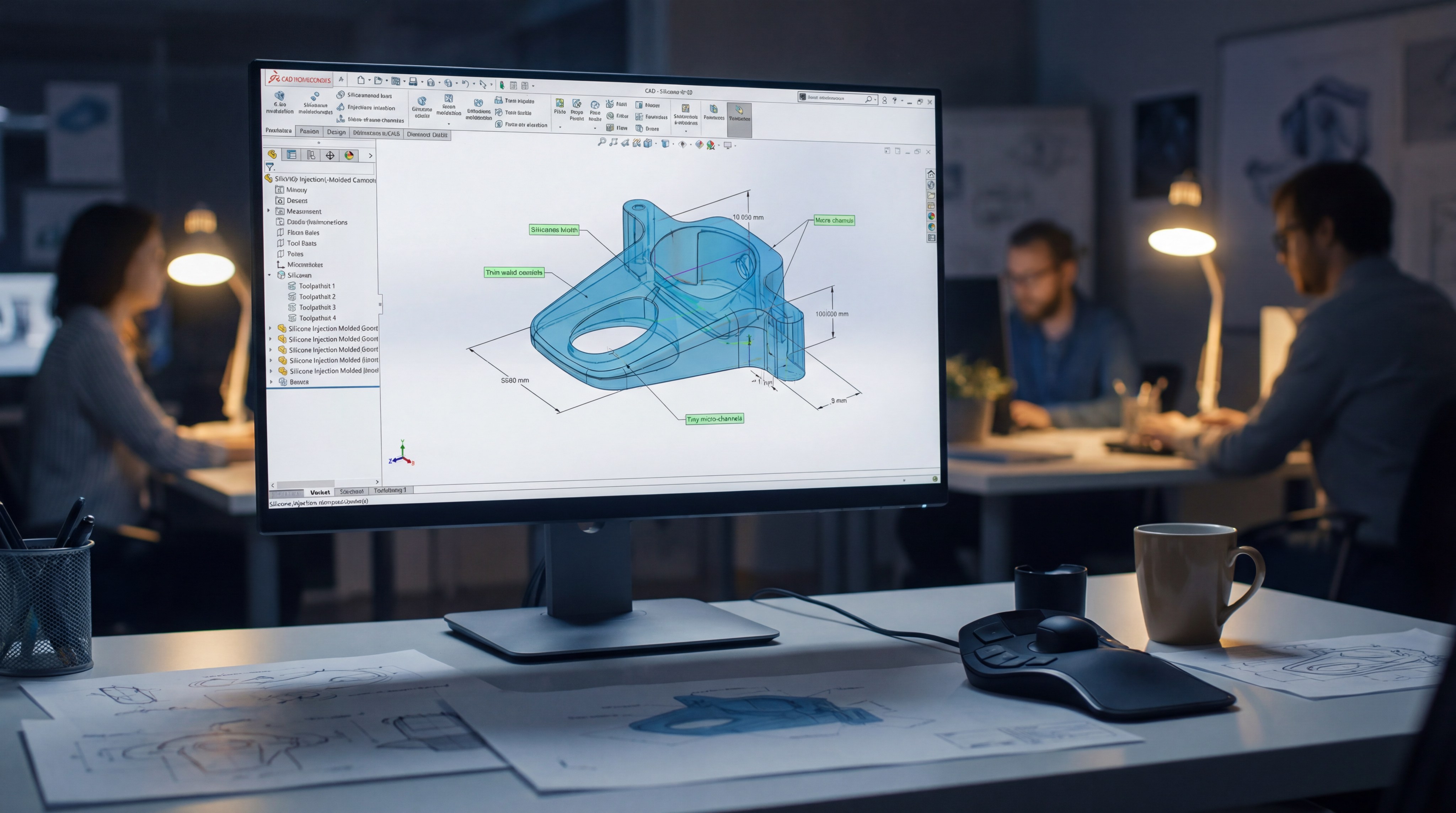 silicone part cad design