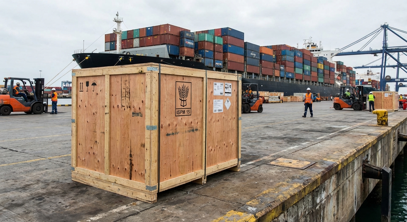 ispm 15 wooden crate shipping