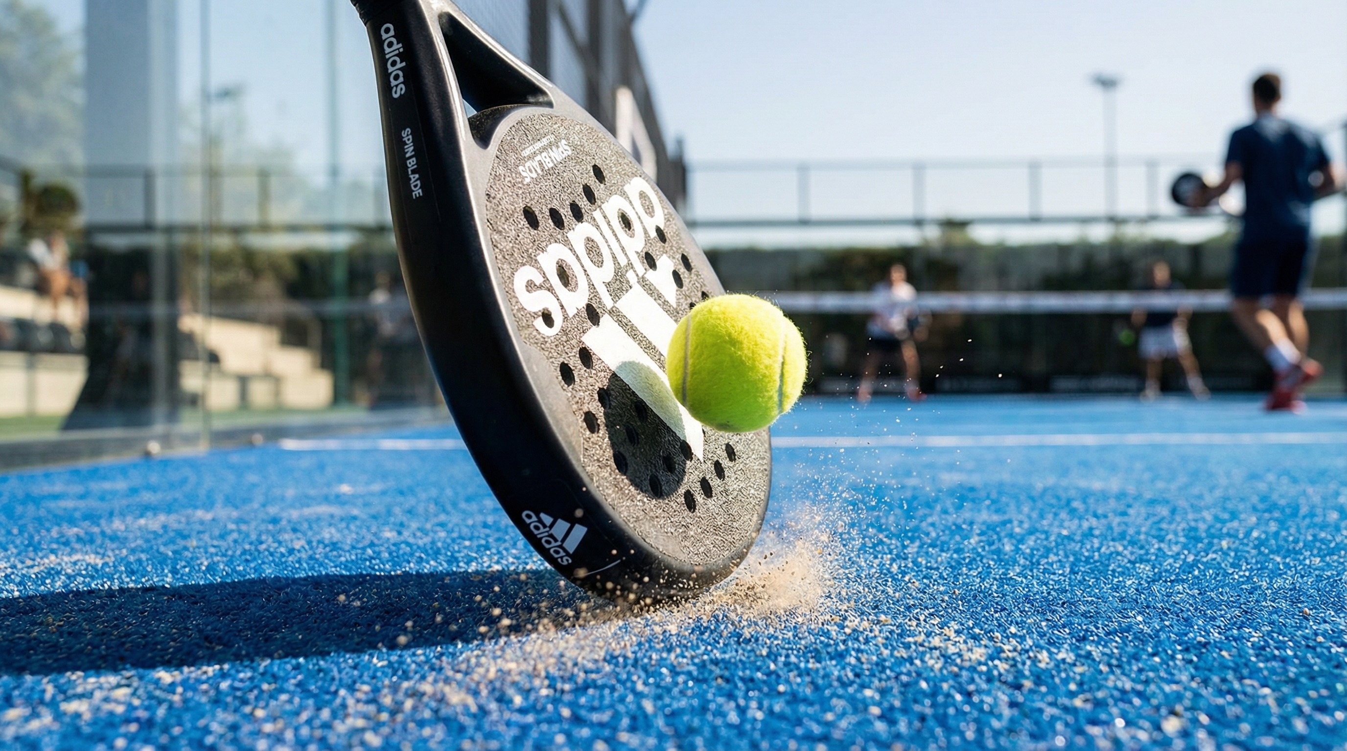 adidas padel racket action shot