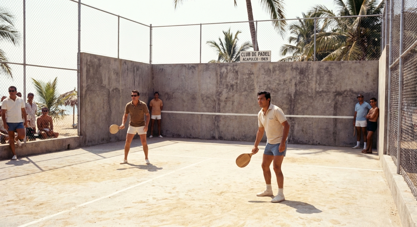 Acapulco padel court 1969