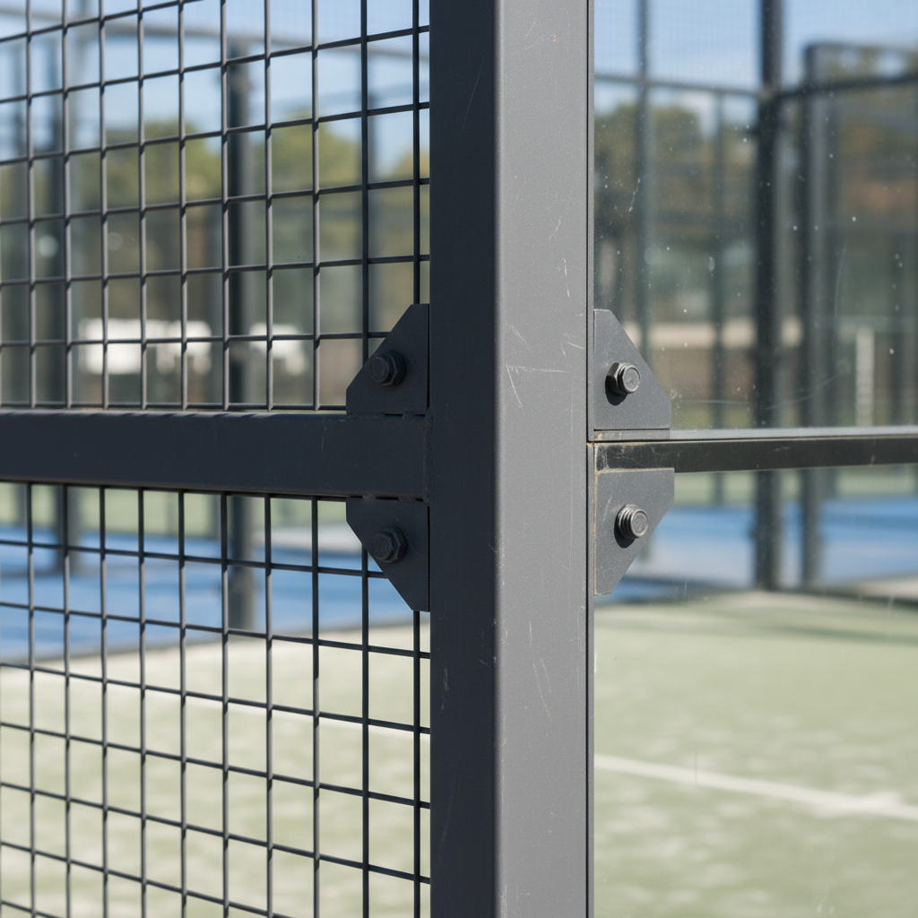 padel court construction detail