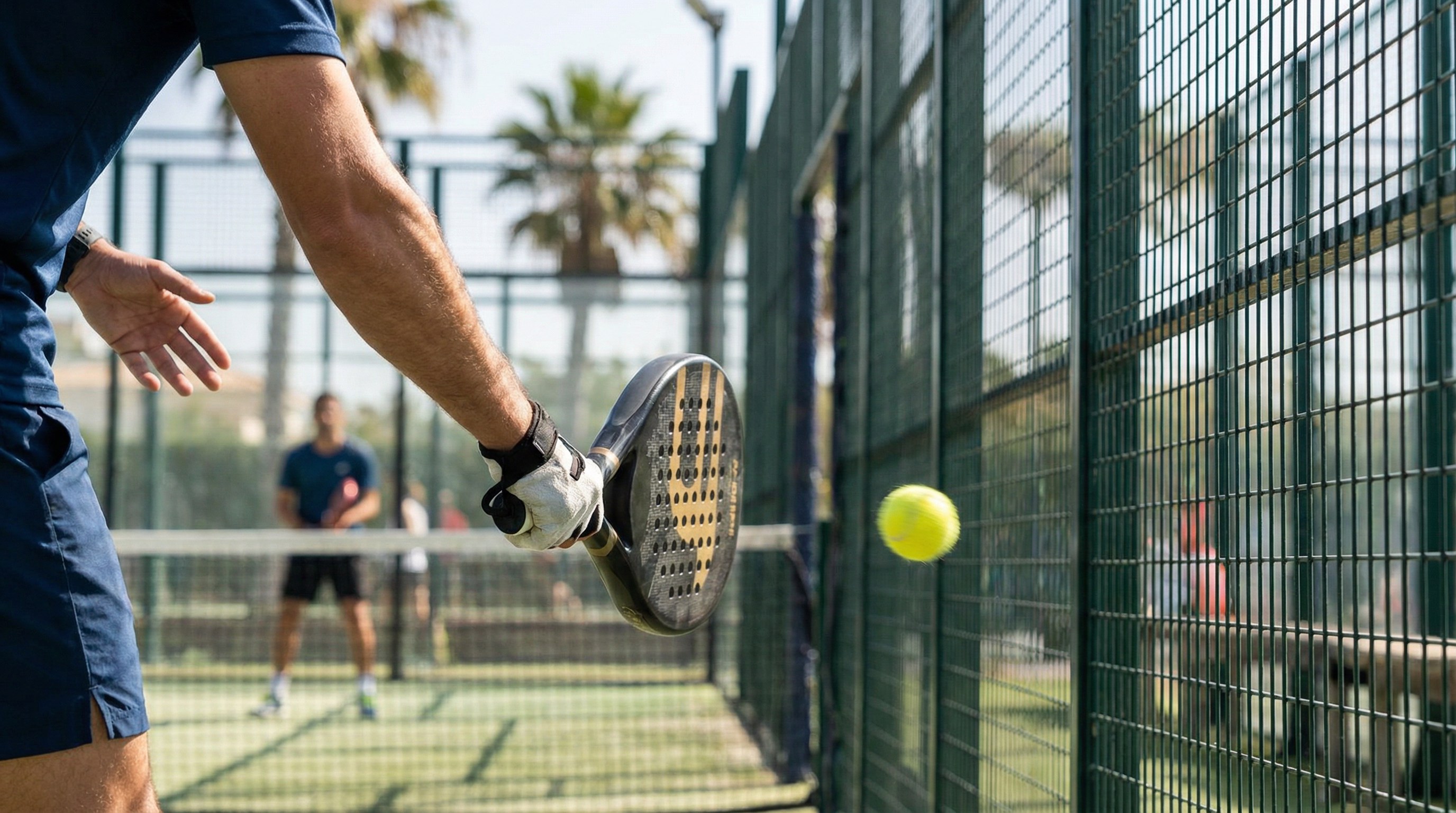 padel underhand serve action