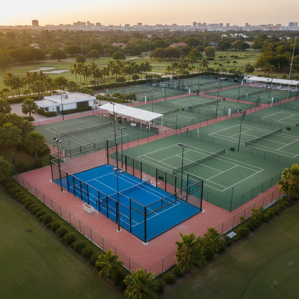padel tennis court comparison