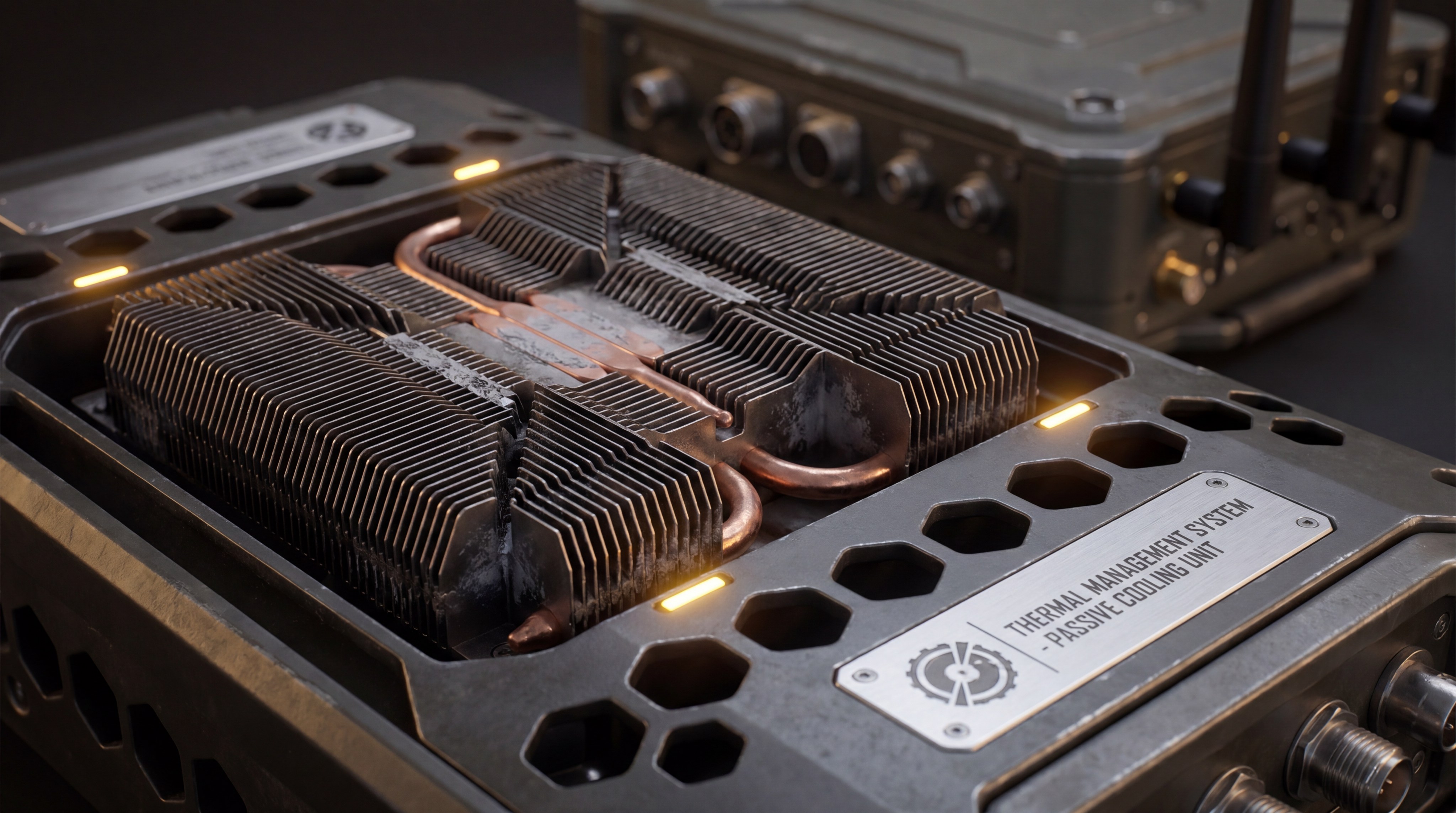 Passive cooling setup