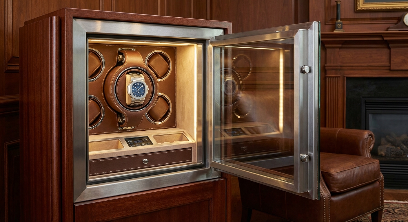luxury watch winder safe photography index 0