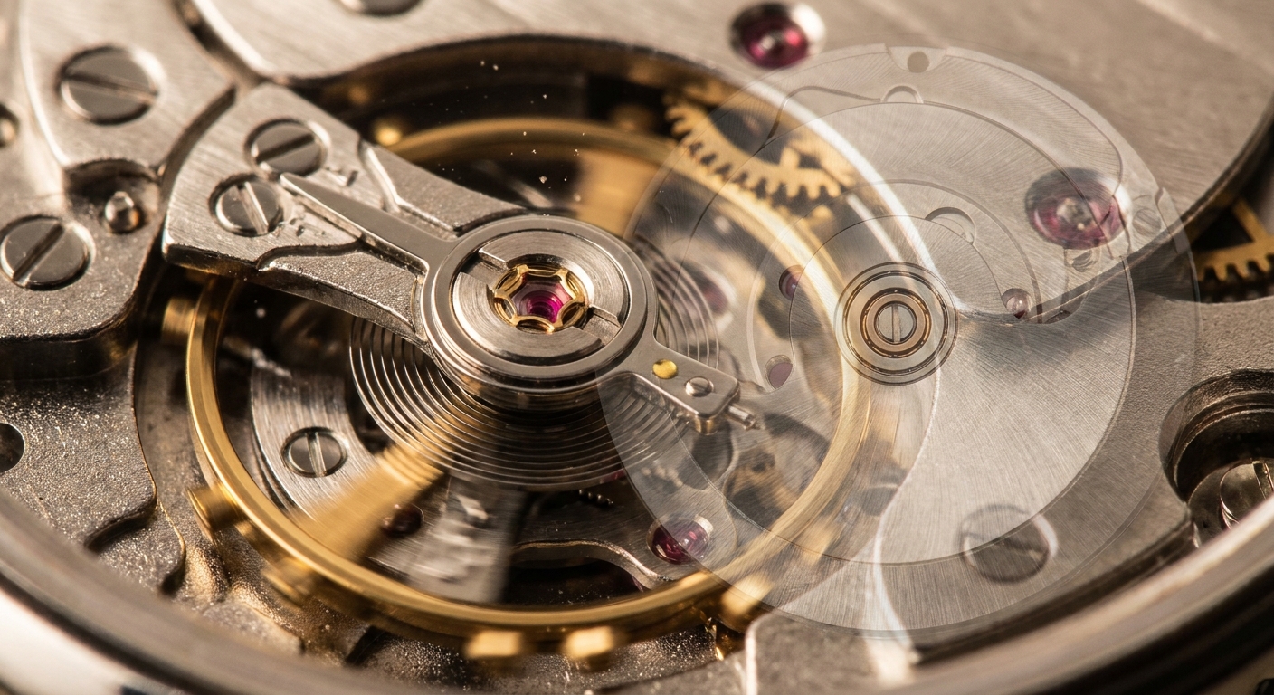 luxury watch escapement macro photography