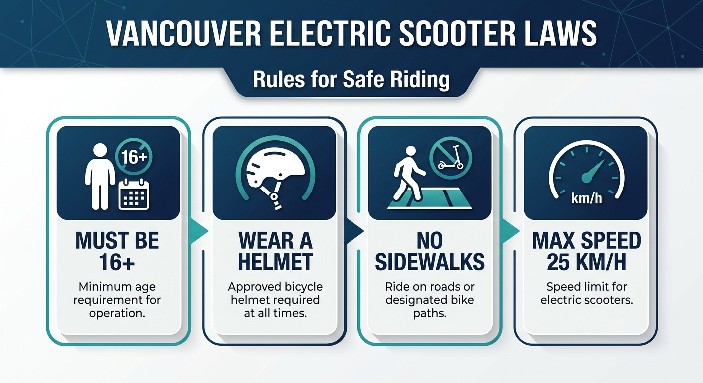 Vancouver E-Scooter Quick Rules