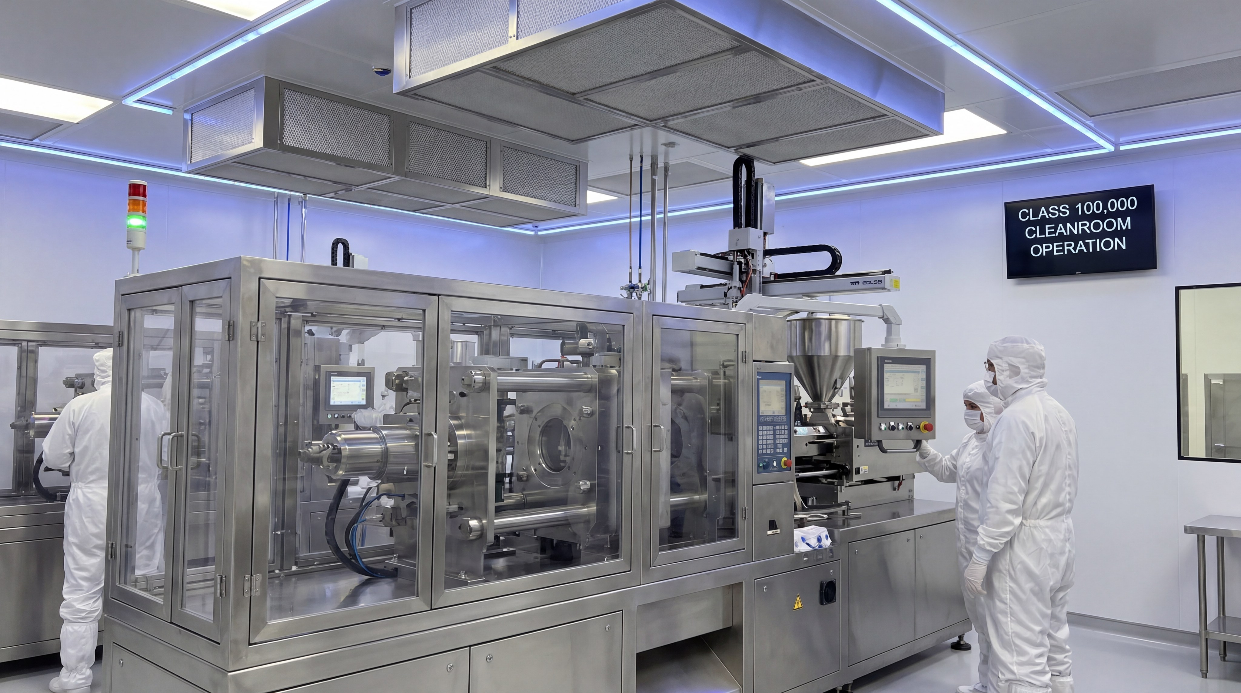 Injection molding cleanroom