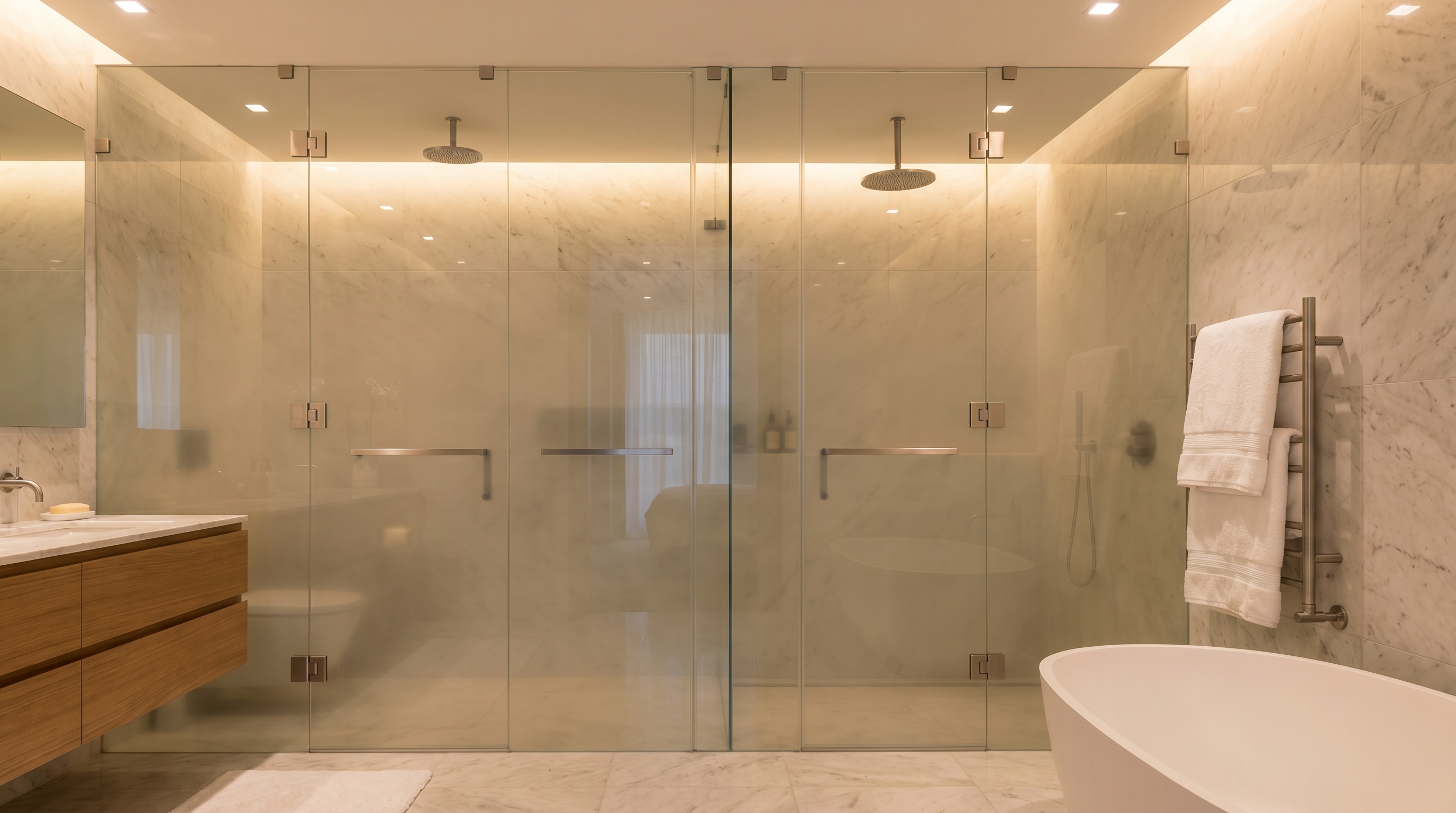 modern bathroom shower design