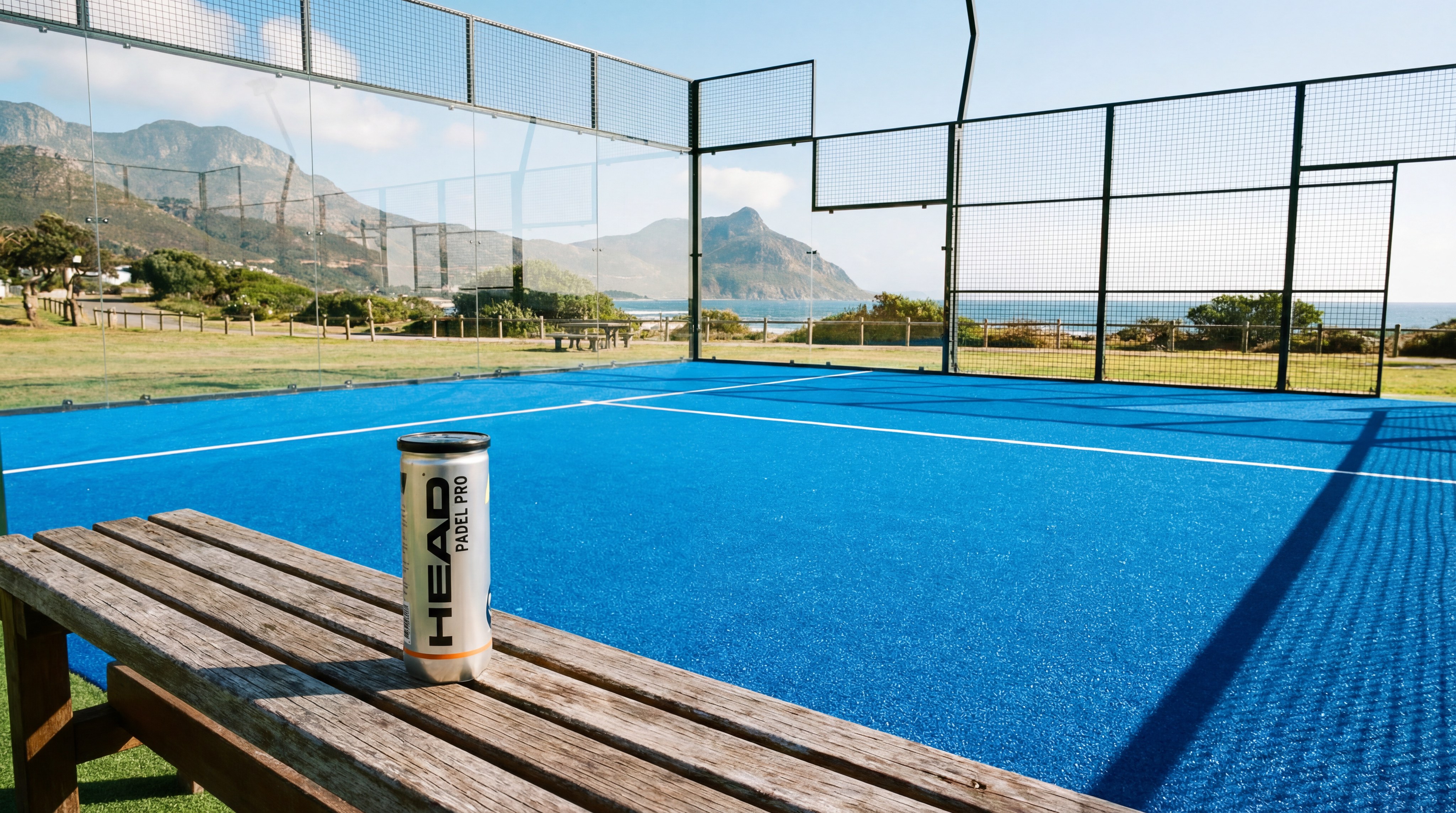 Padel Court with Product Display