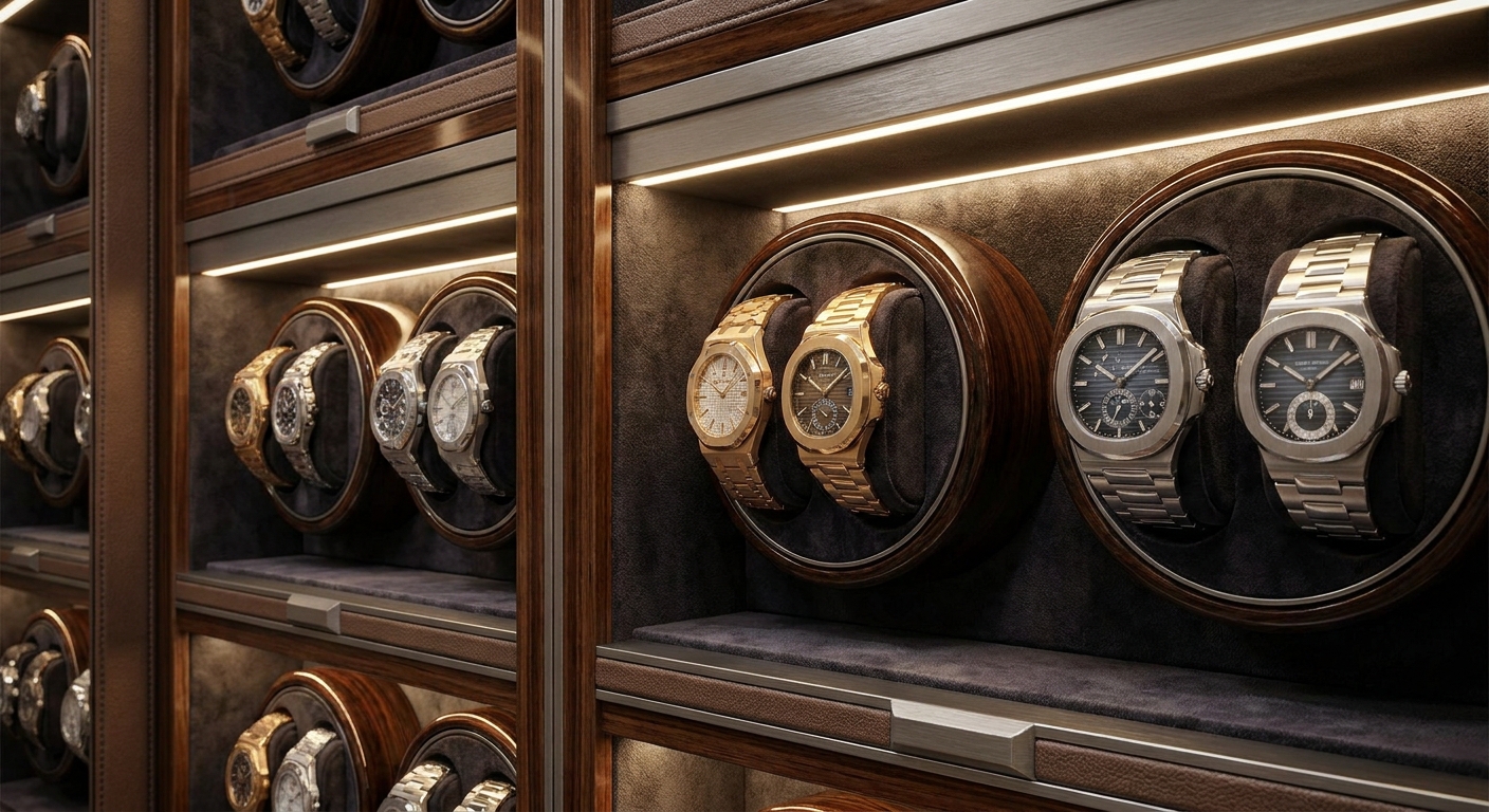 luxury watch safe interior