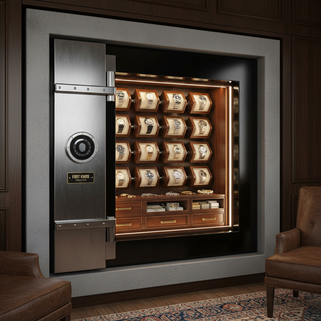 luxury security safe watch winder