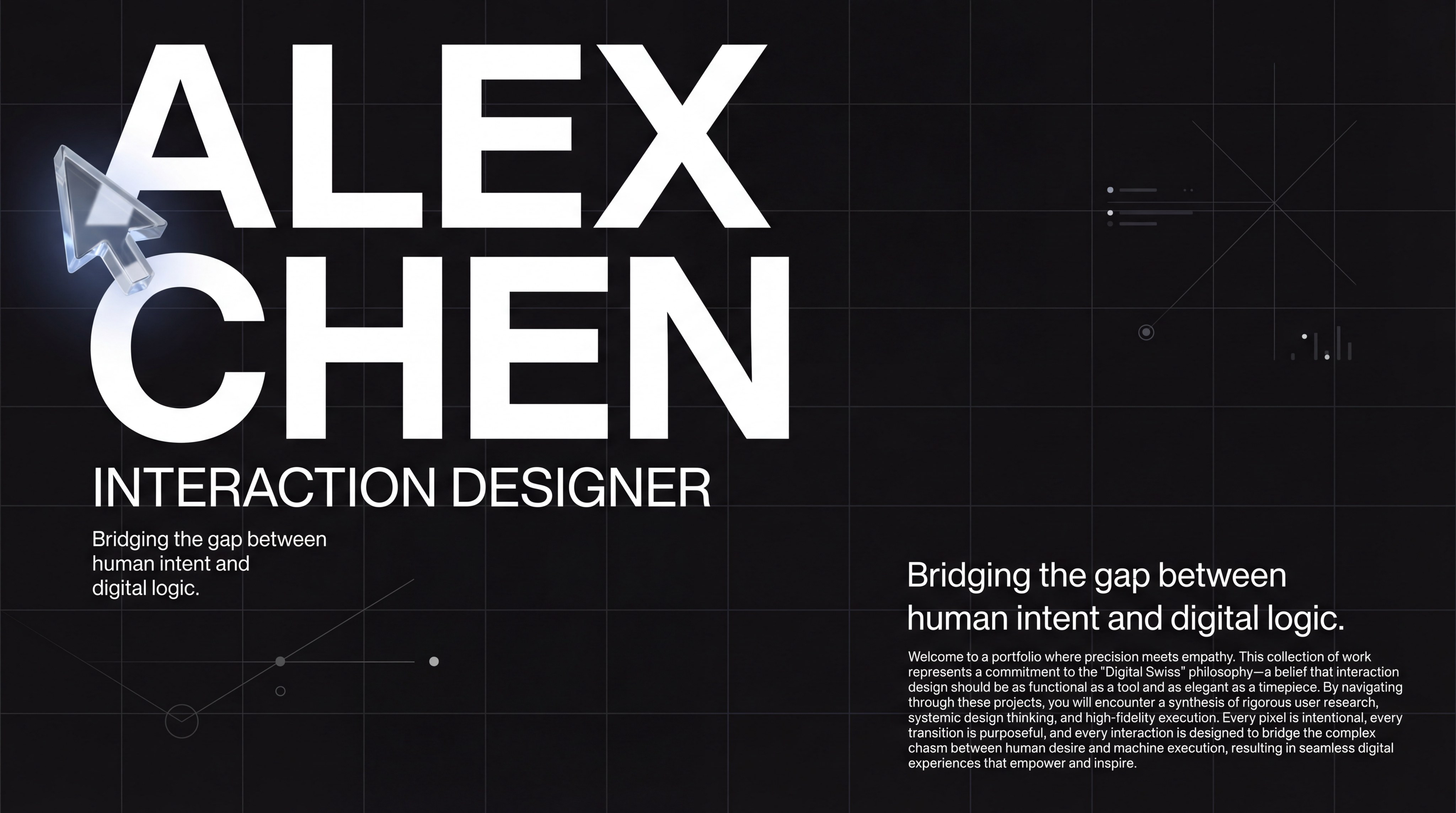 Portfolio for interaction designer