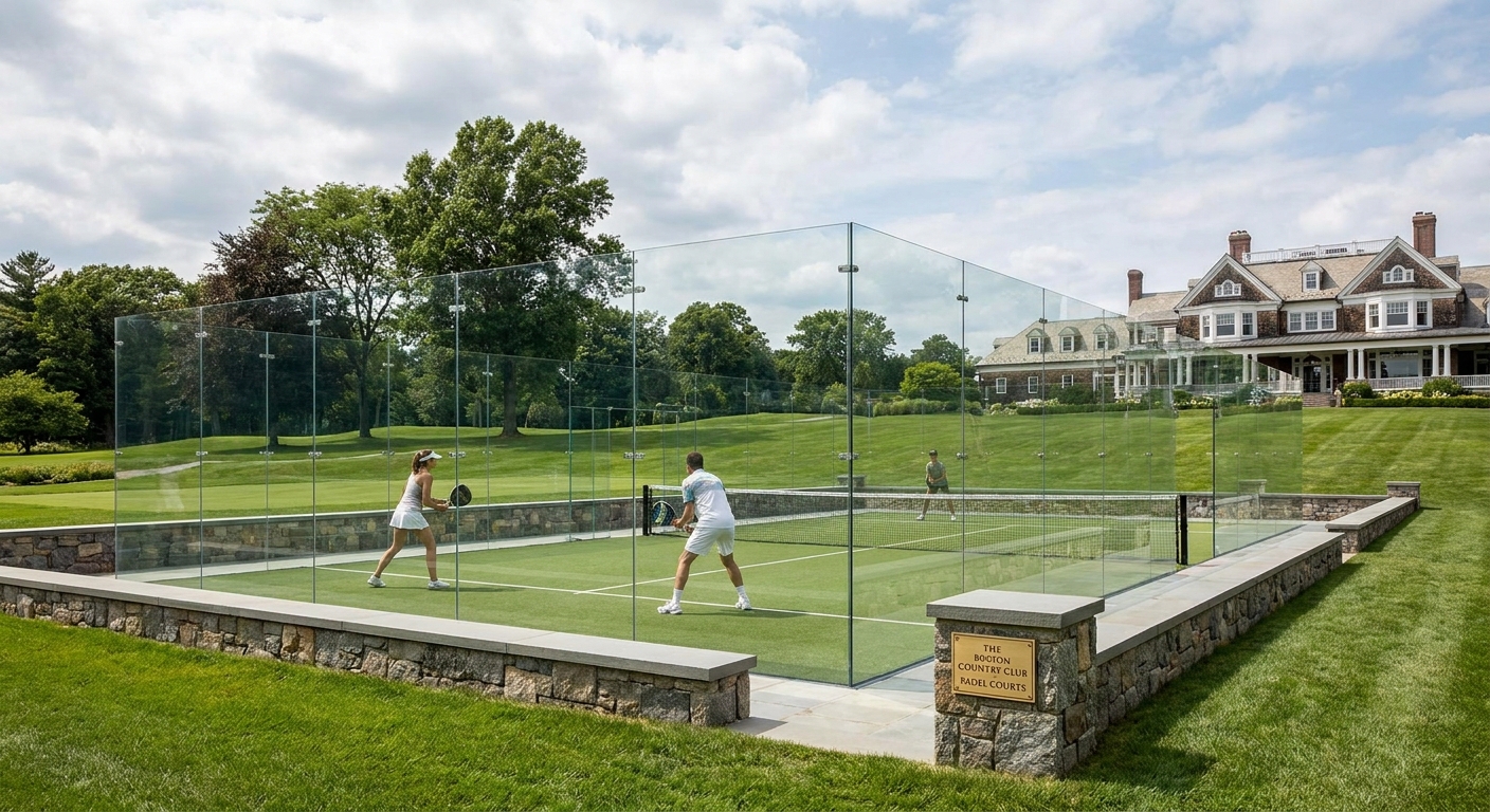 Luxury padel court Boston