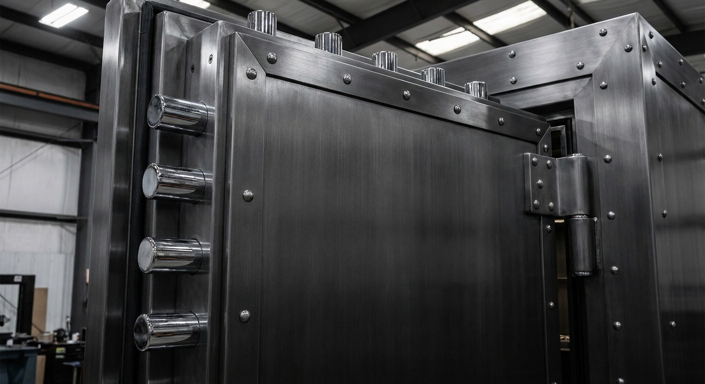 Luxury gun safe security door