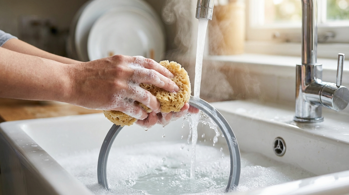 Kitchen Sink Cleaning